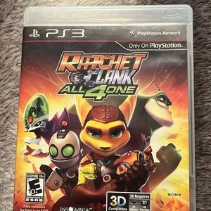 PS3 ratchet and clank all 4 one